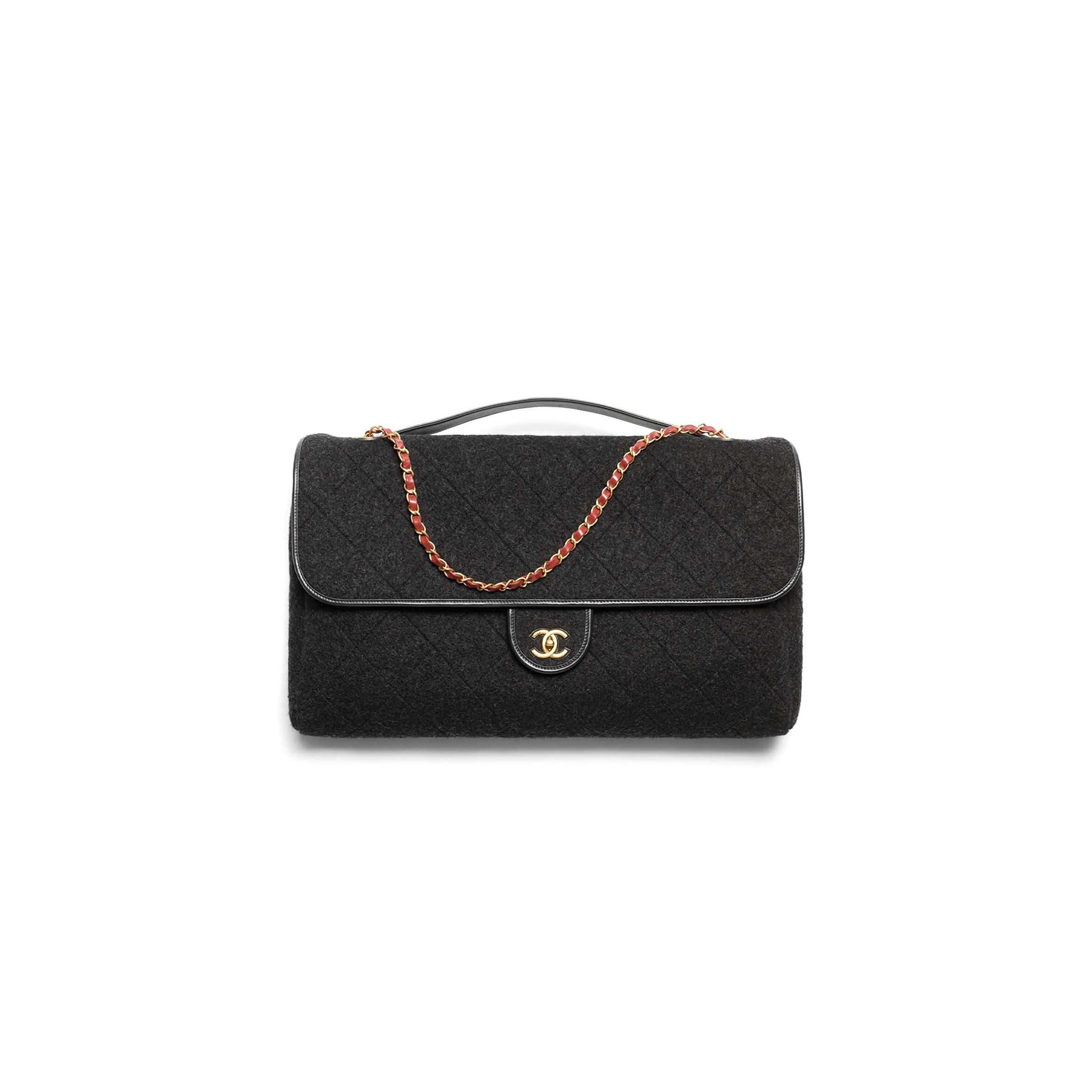 CHANEL MASTER MAXI FLAP BAG WITH TOP HANDLE AS5852 (56*33*7cm)
